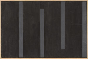 An artwork by artist Julije Knifer, titled Meander from the exhibition at Gregor Podnar Gallery.