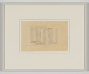 An artwork by artist Julije Knifer, Meander from the exhibition at Gregor Podnar Gallery.